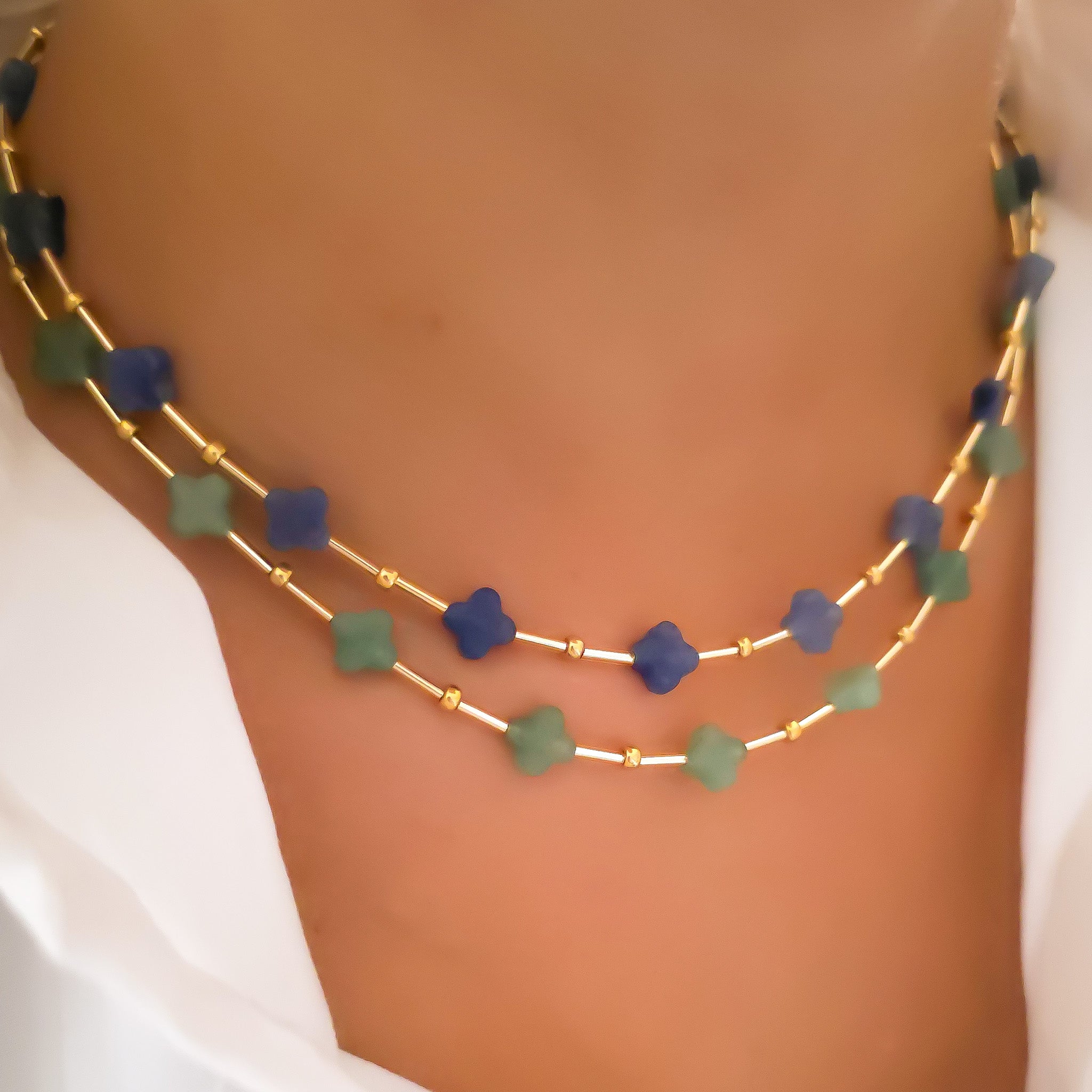 Ora green necklace