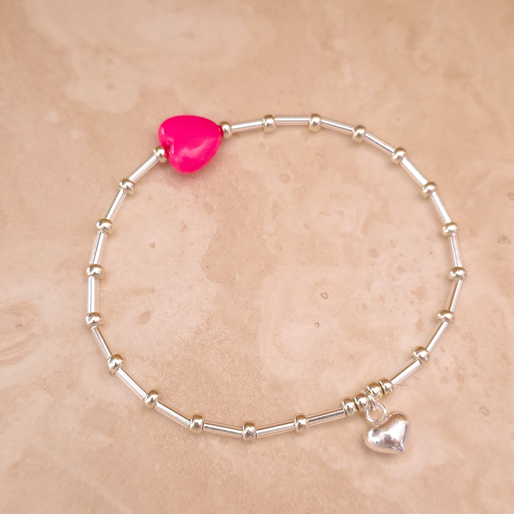 Mila Hot Pink silver