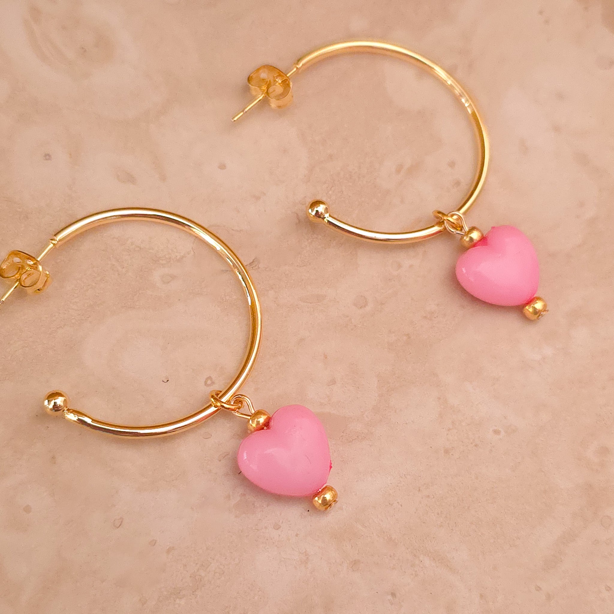 Mila Light pink earrings