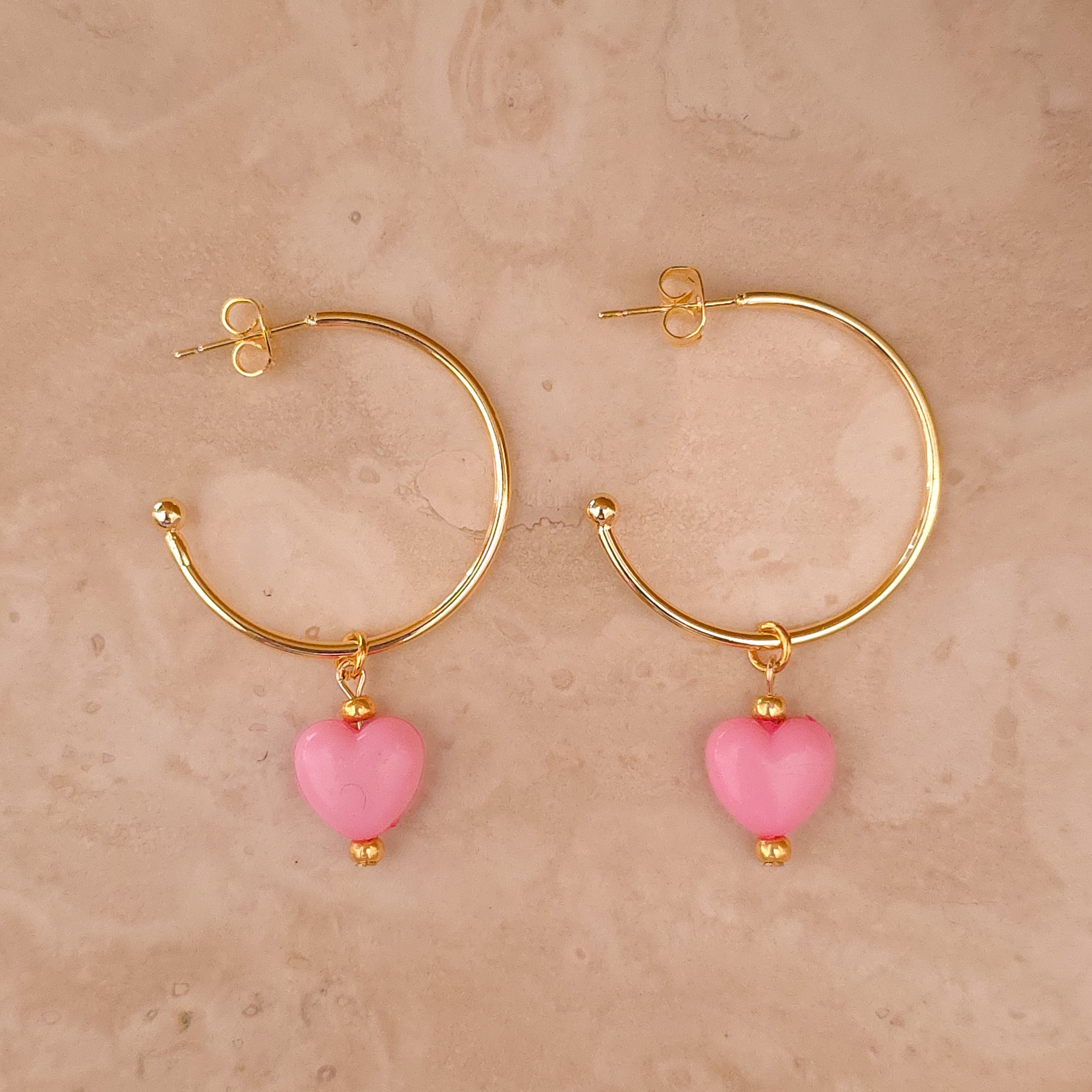 Mila Light pink earrings