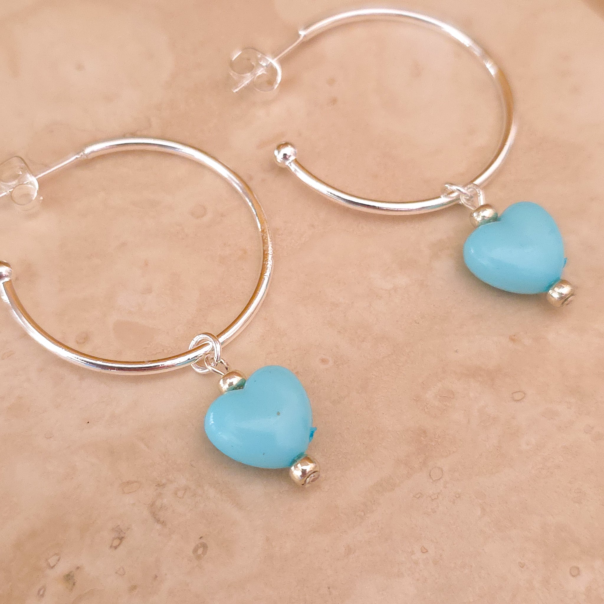 Mila Blue earrings silver