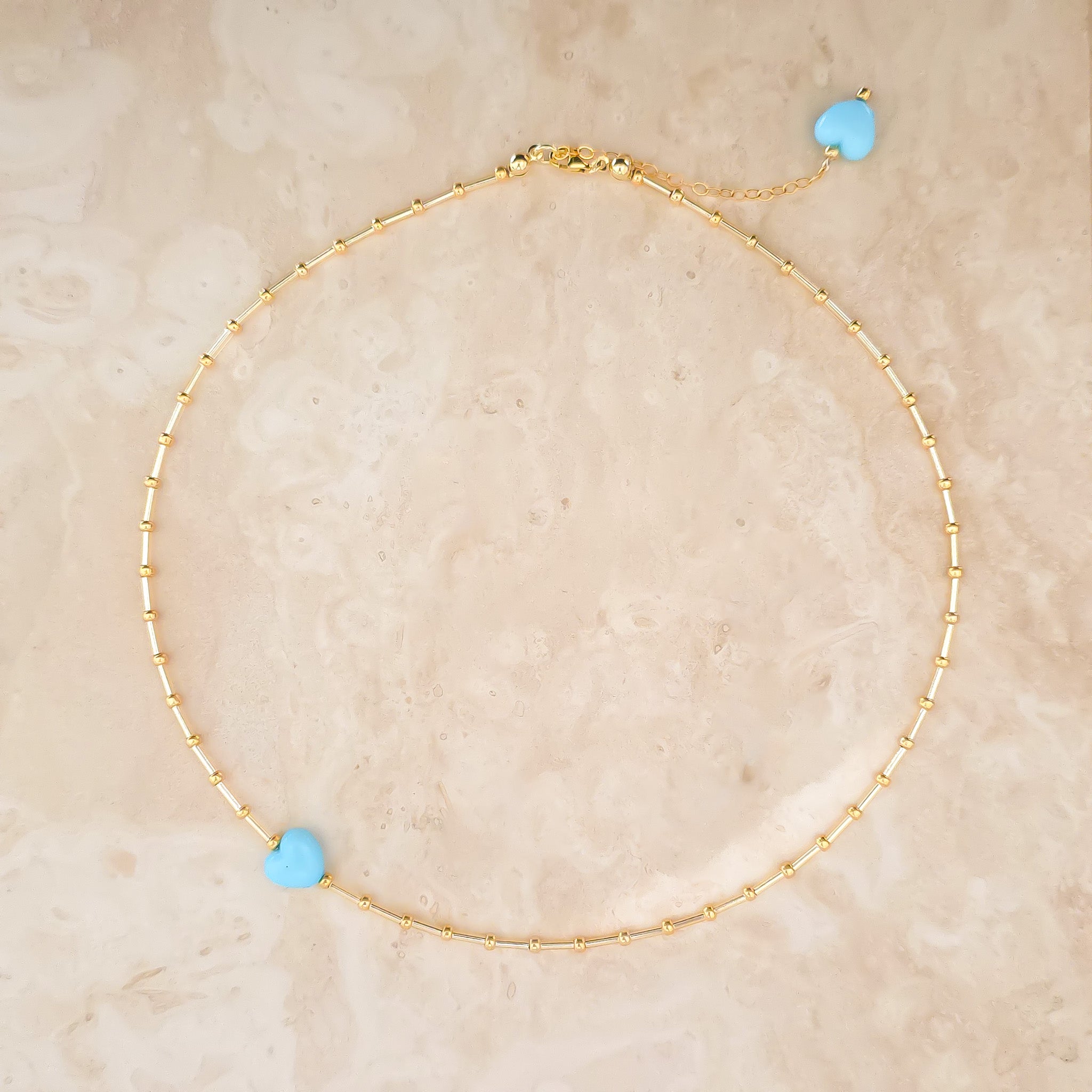 Mila necklace Blue