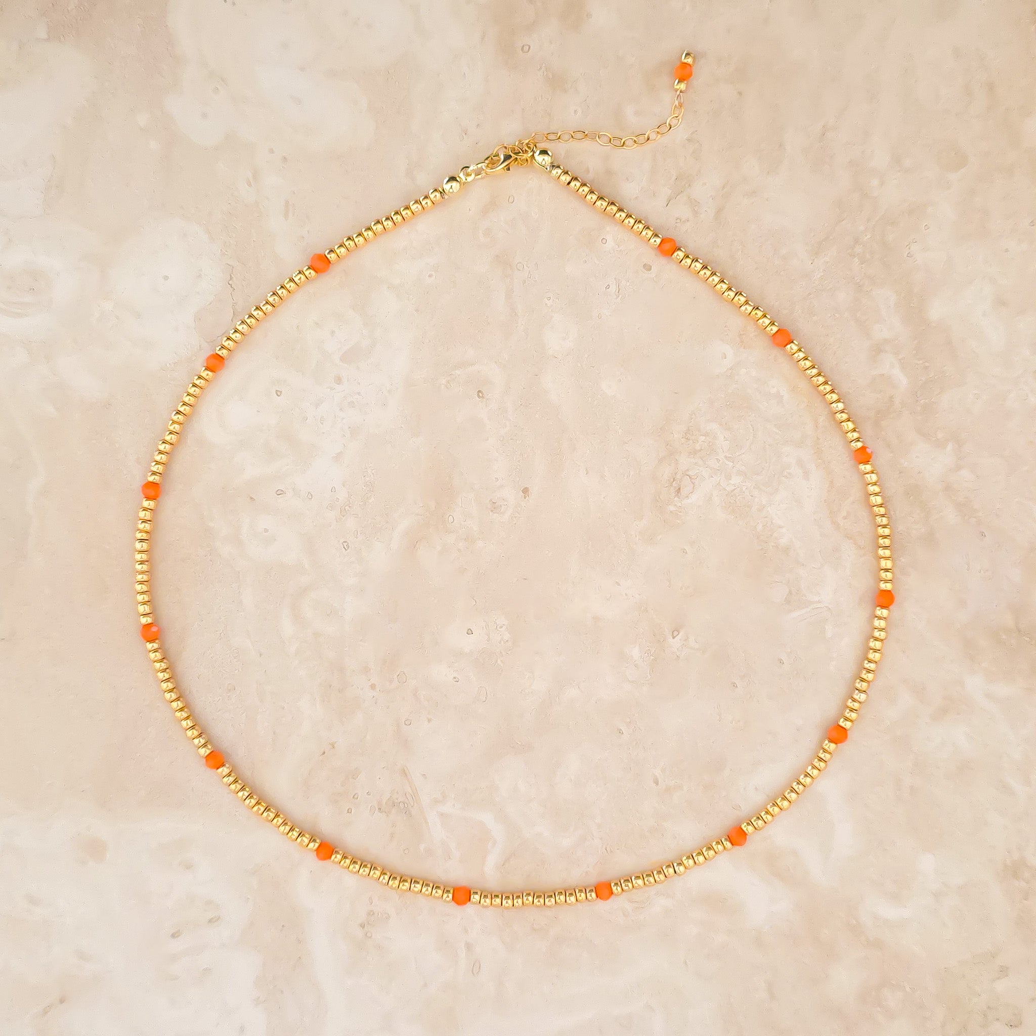 Mila necklace set Orange