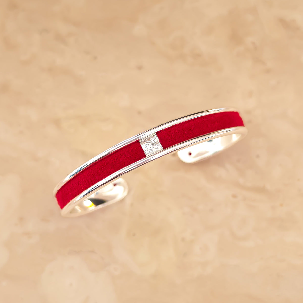 Rouge silver cuff