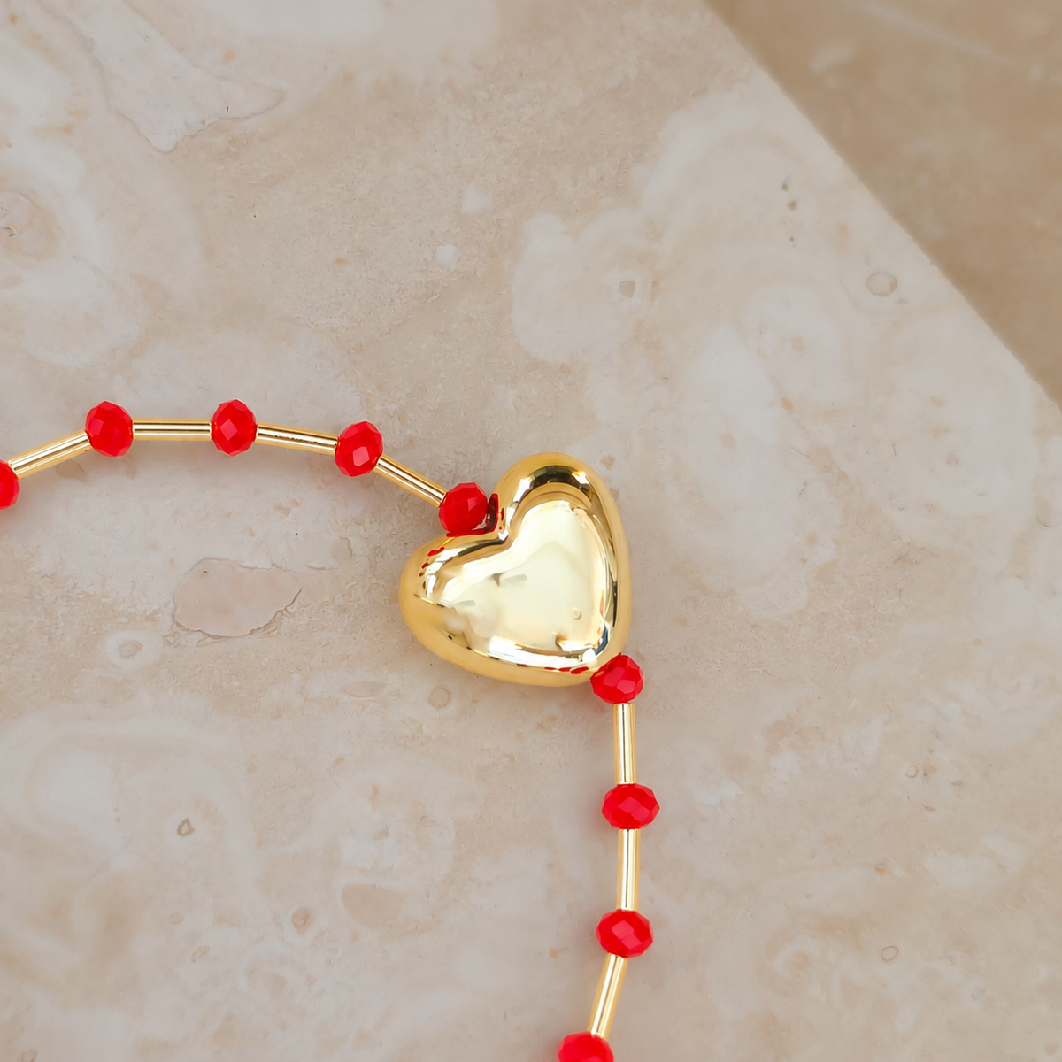 Red Polka Dot Heart