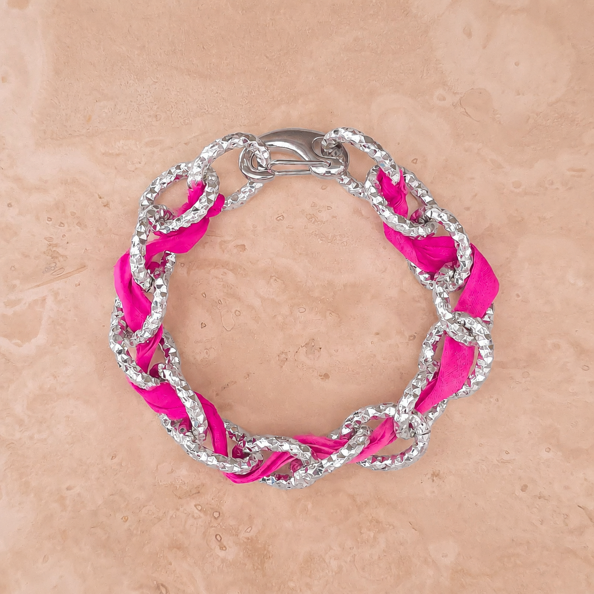 Flora bracelet silver