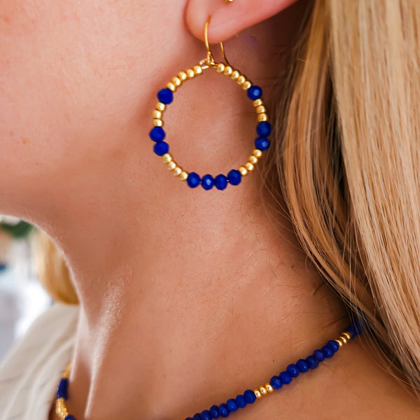 Azure earrings