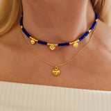 Azure necklace