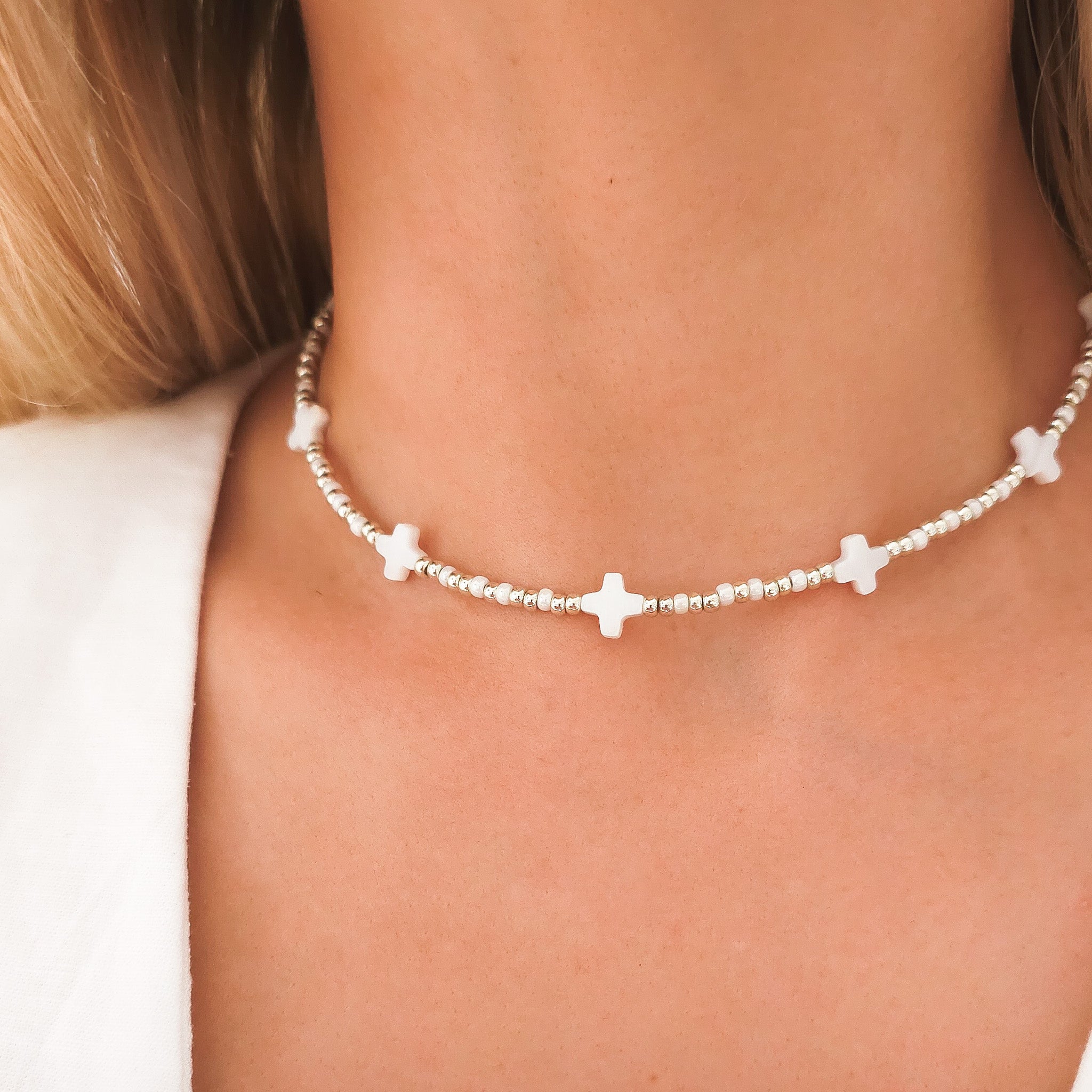 Amaya silver necklace