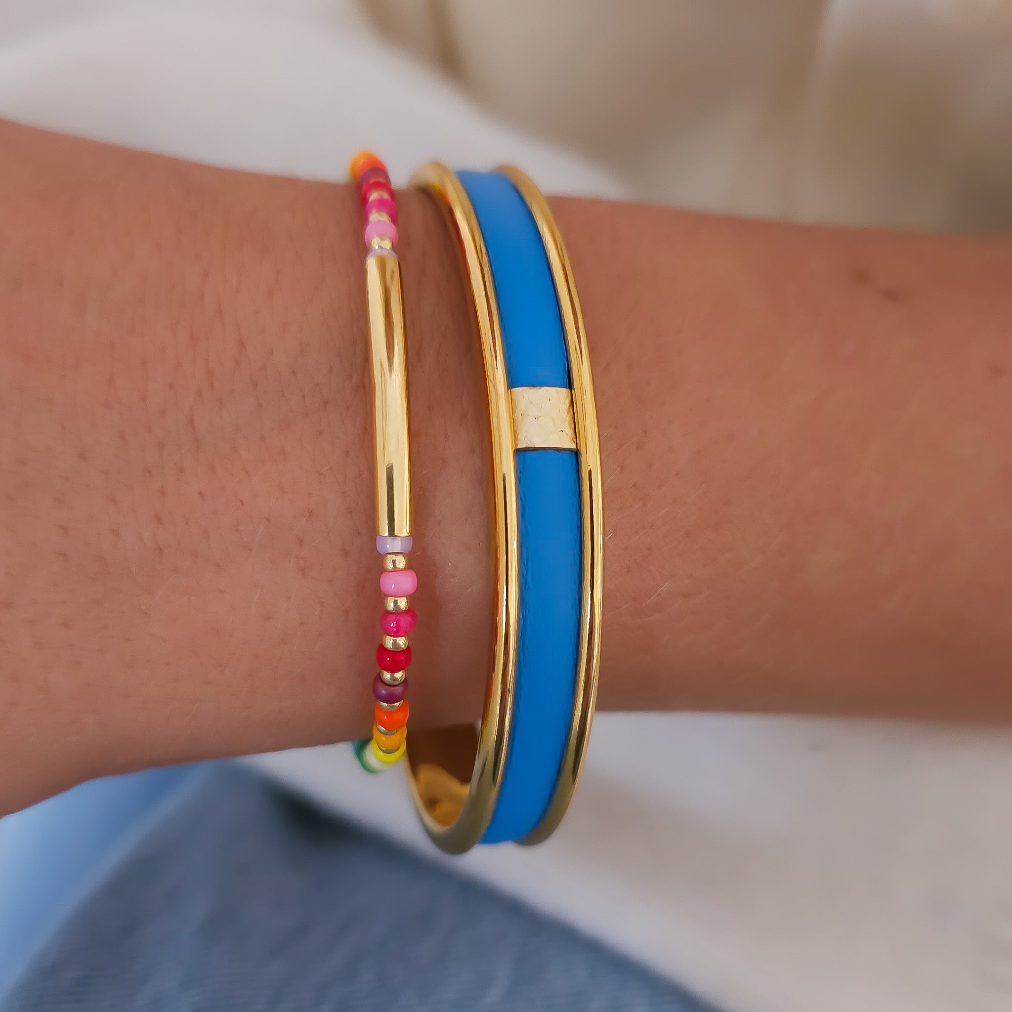 Bleu ciel cuff