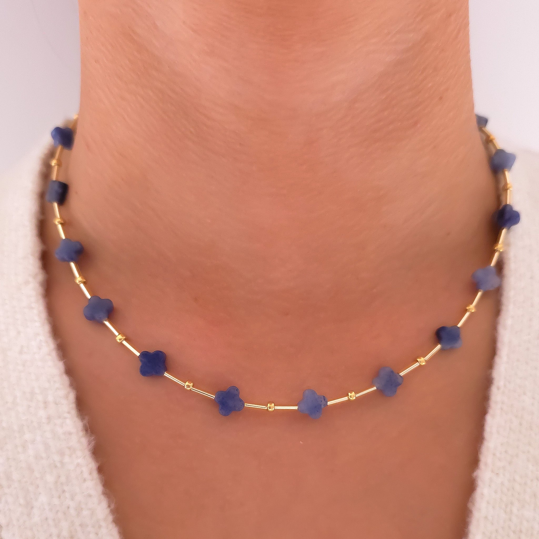 Ora blue necklace