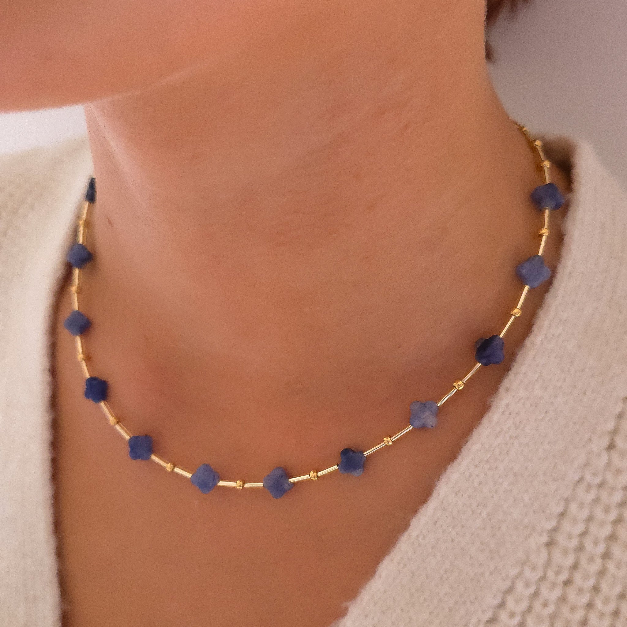 Ora blue necklace