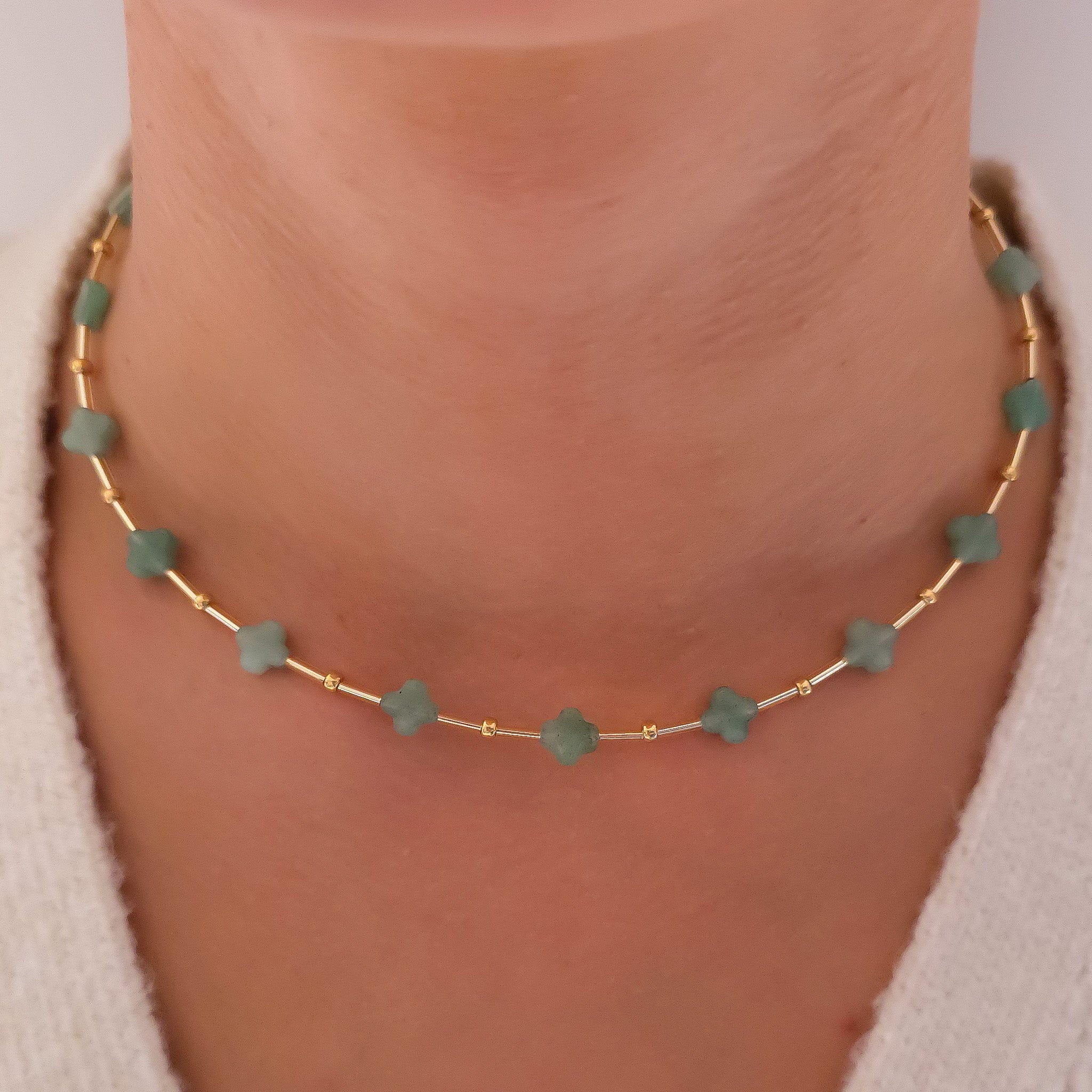 Ora green necklace