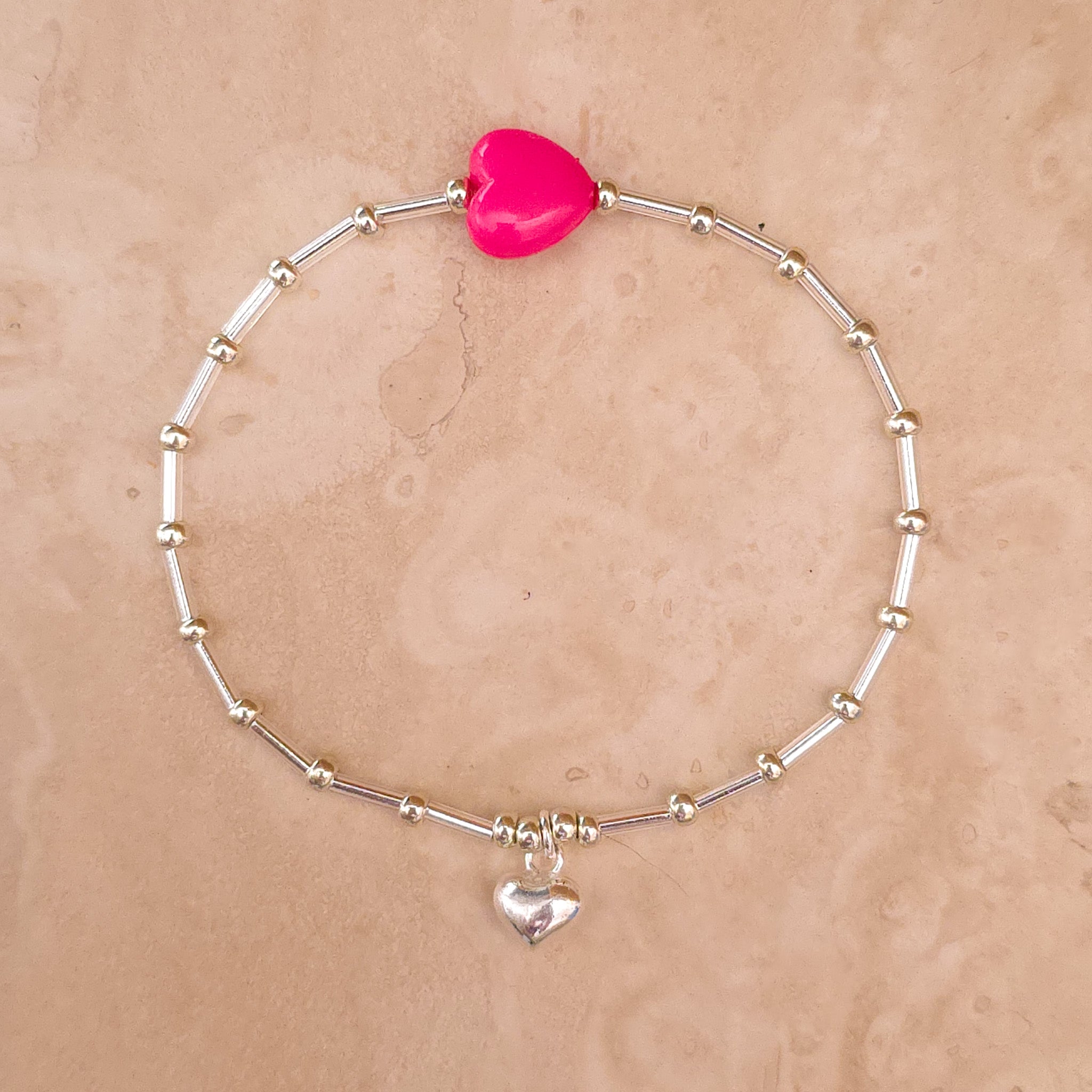 Mila Hot Pink silver