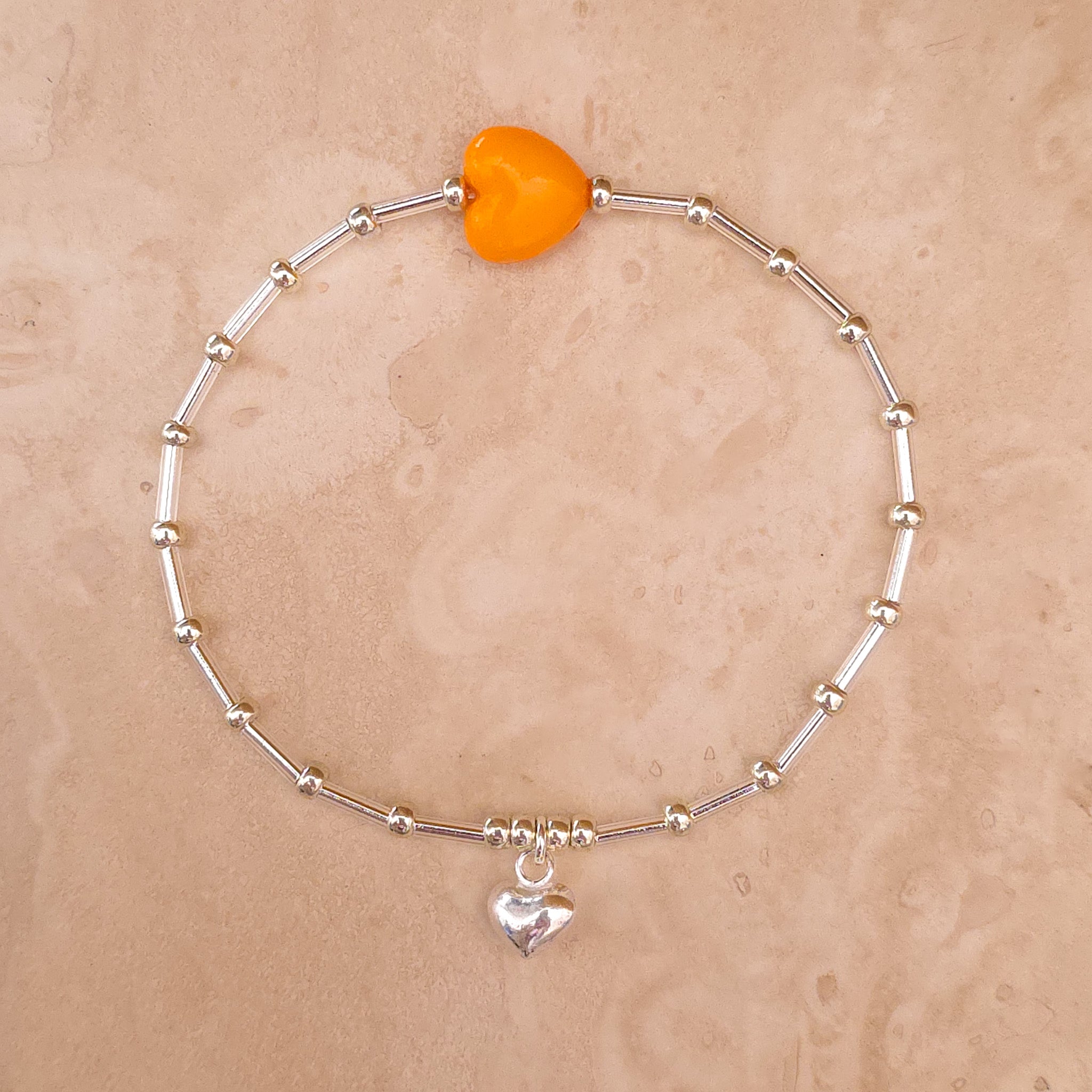 Mila Orange silver