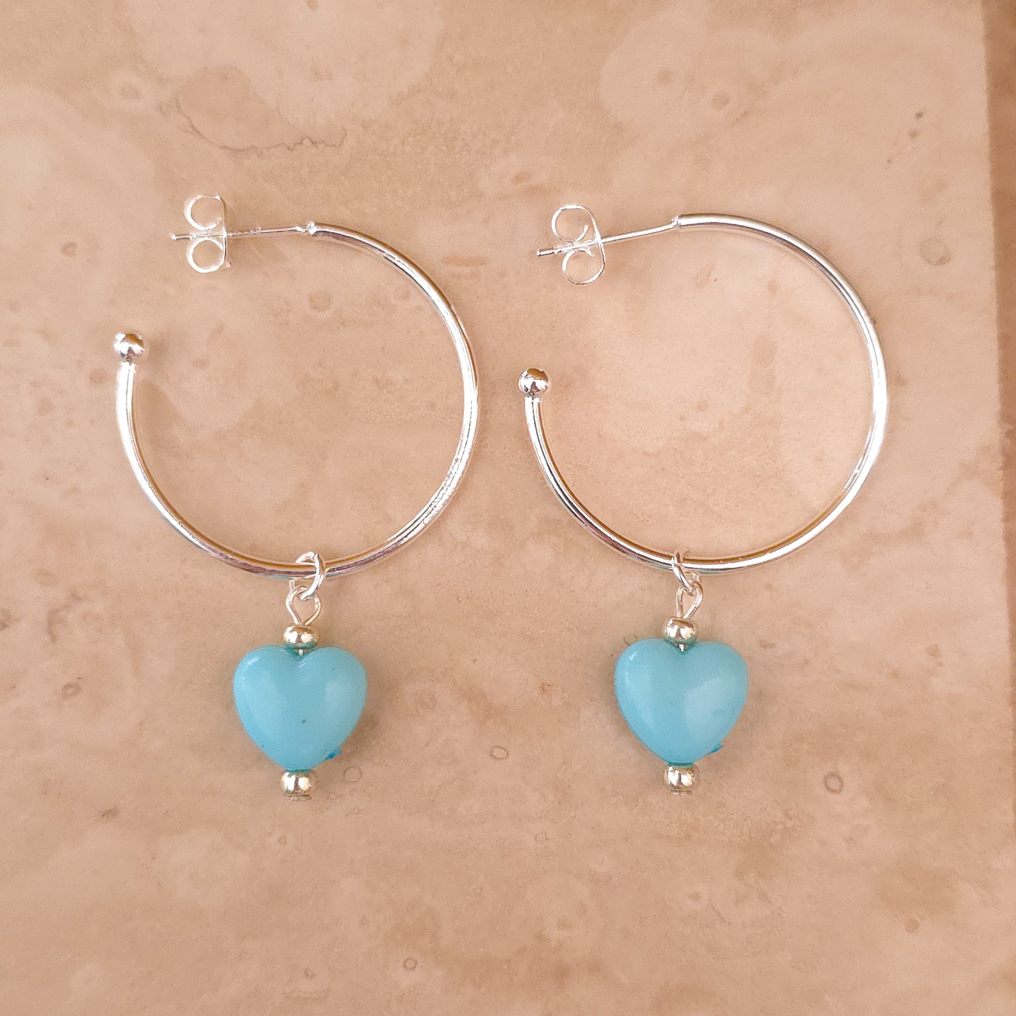 Mila Blue earrings silver