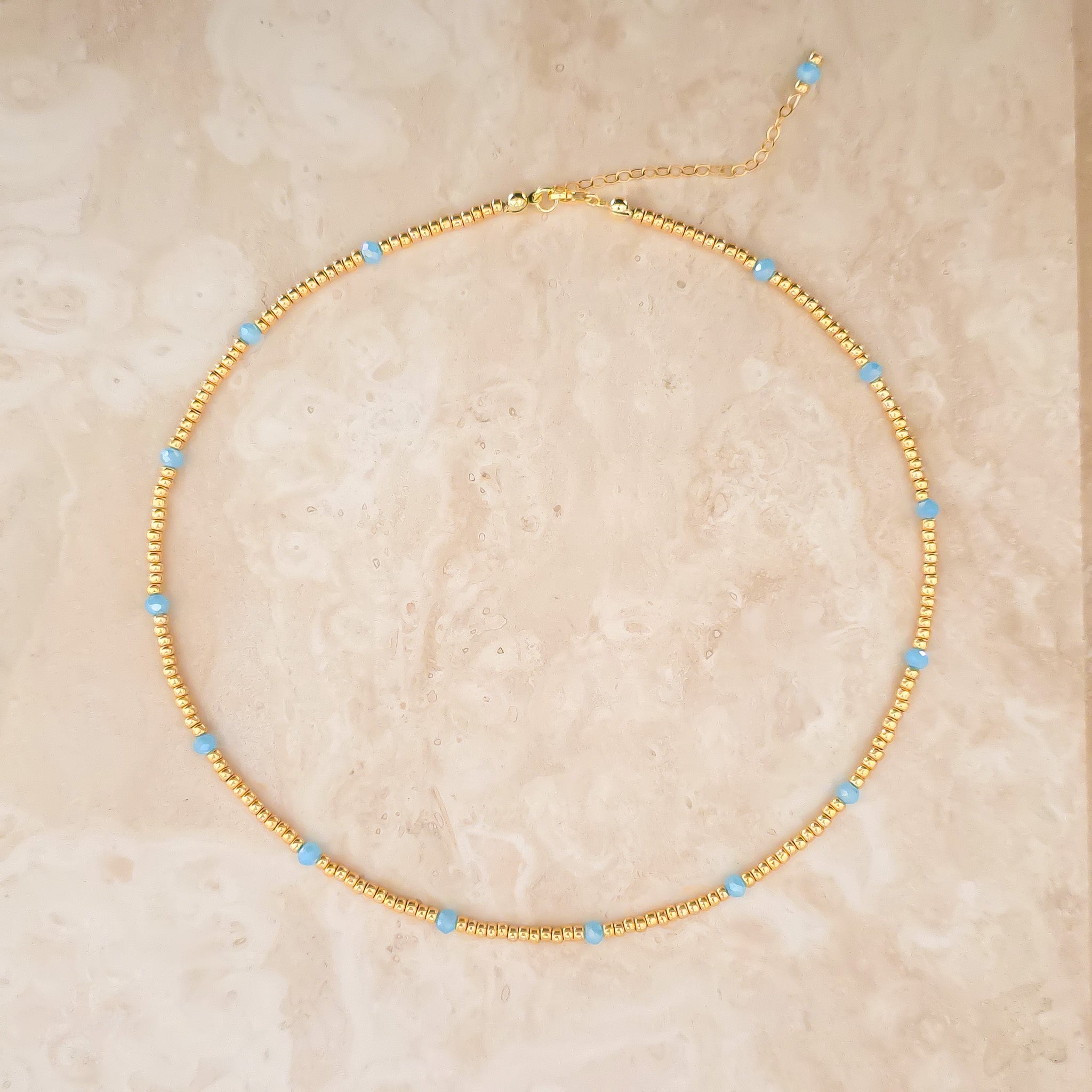 Carina necklace Blue