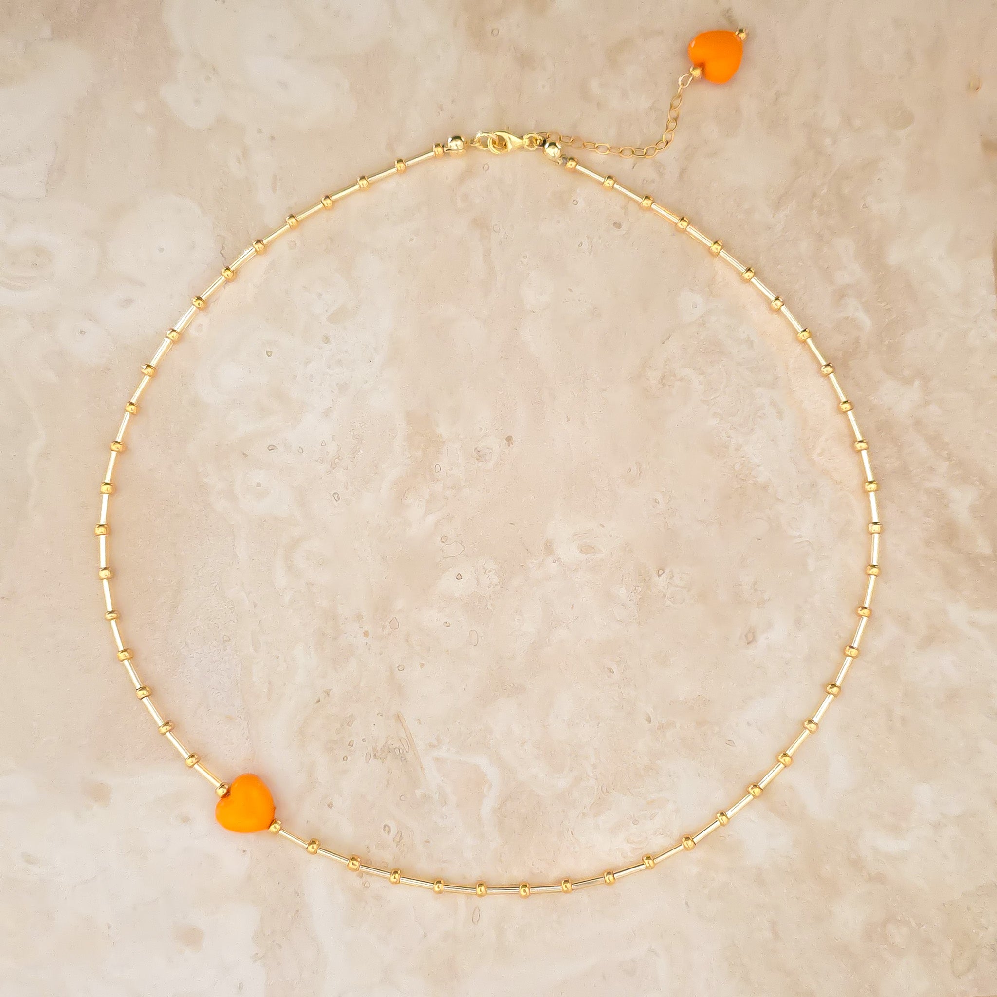 Mila necklace Orange