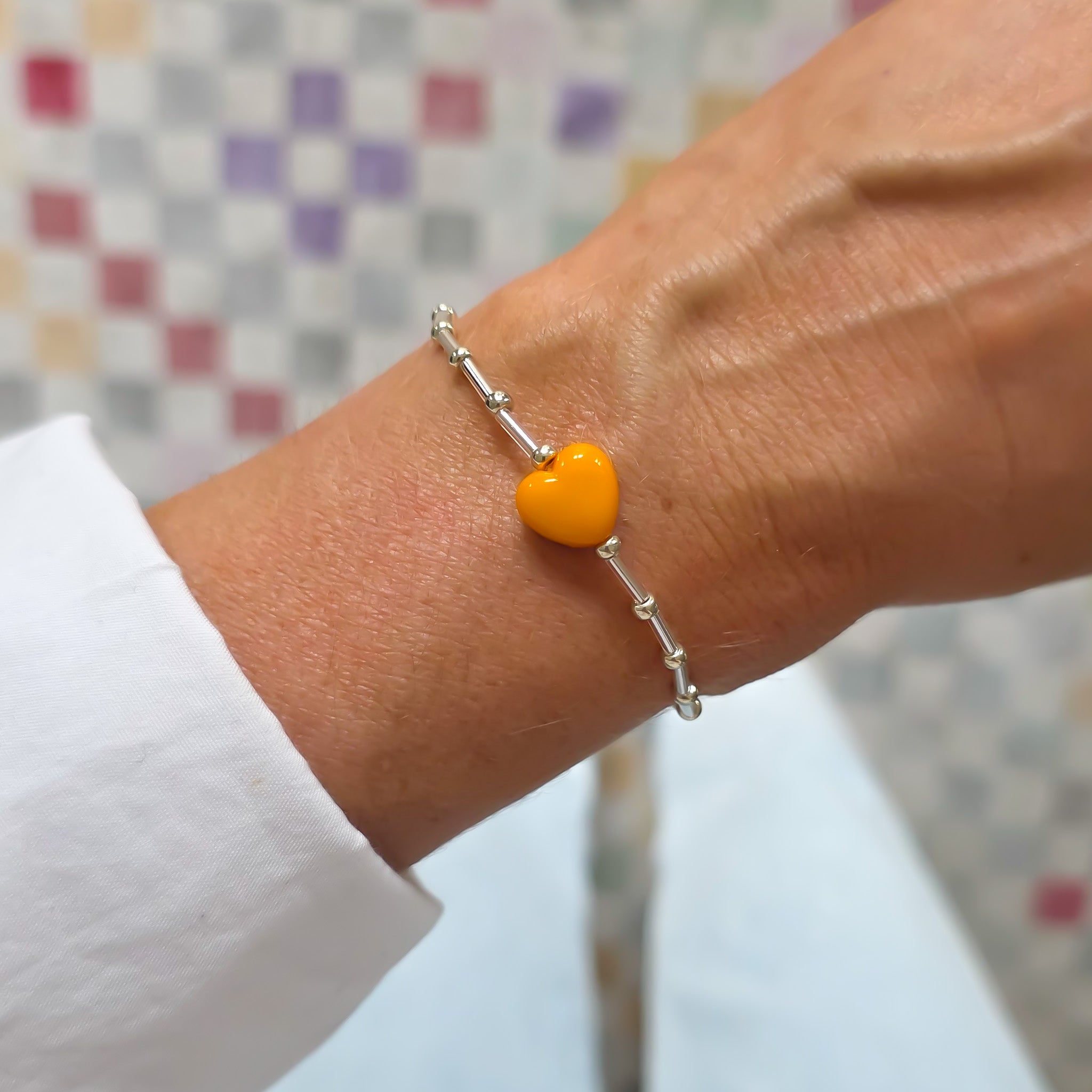 Mila Orange silver