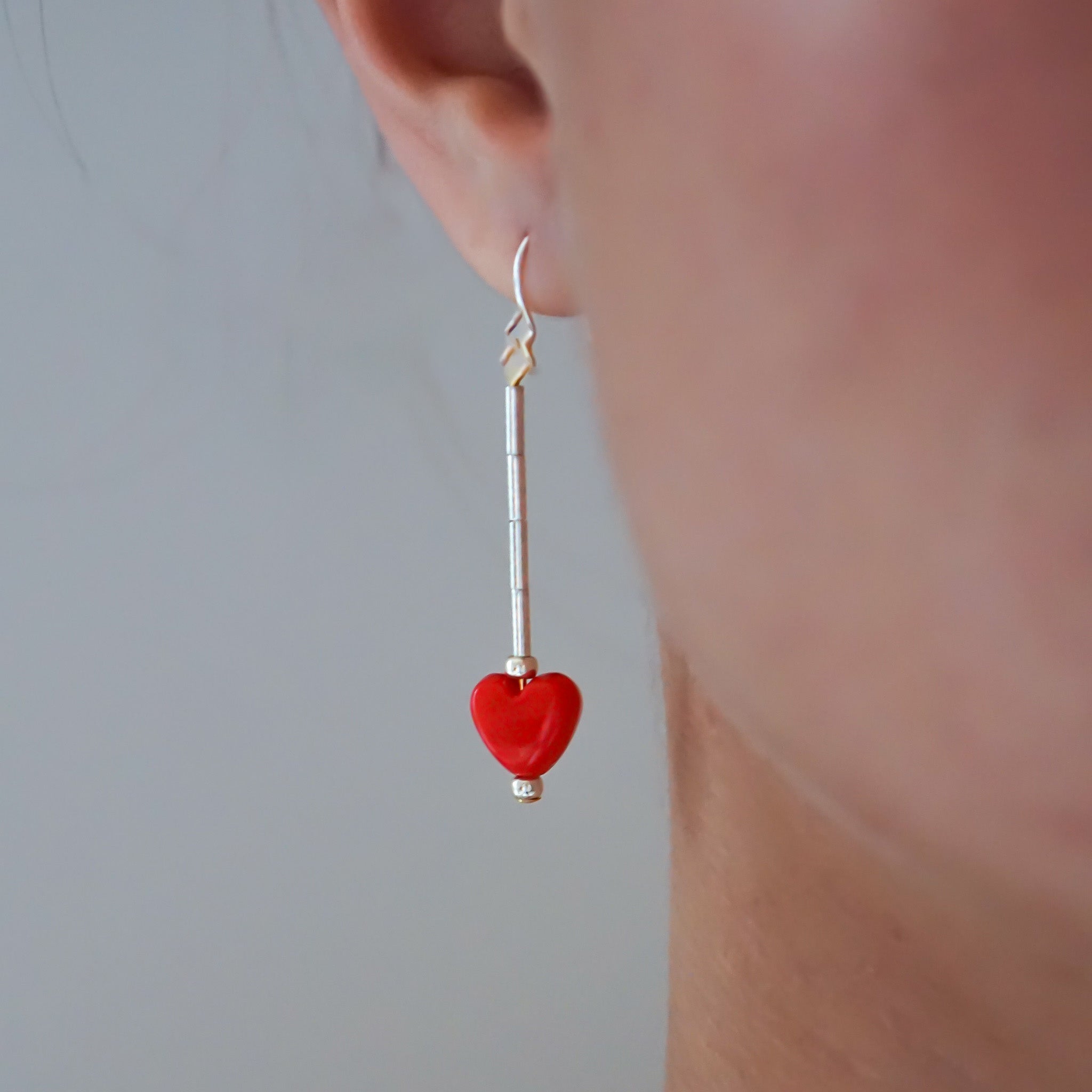 Mila earrings (silver)