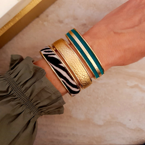 Large gold bracelet