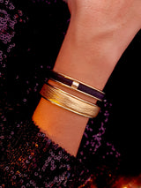 Large gold bracelet